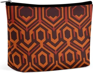 Portable Small Cosmetic Bag Cute Travel Makeup Bag Shining Overlook Waterproof Toiletry Bag for Women