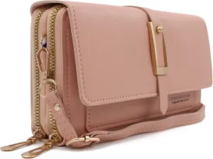 PORT&LOTUS Crossbody Handbag for Women PU Leather Bag