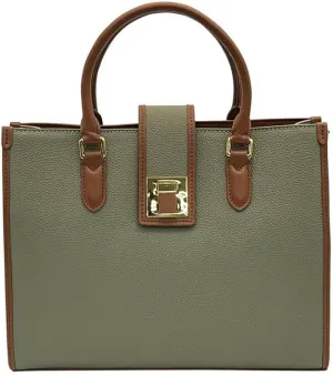 Premium Texture Color Collision Large Capacity Layer Cowhide Ladies Commuting