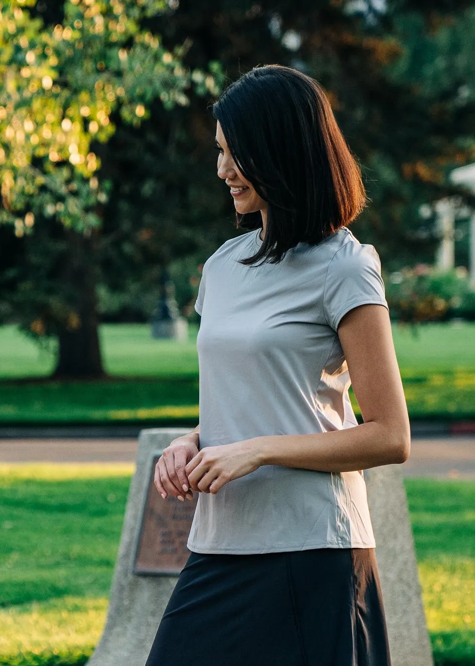 Pro Pleated Back Performance Top