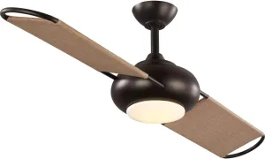 Progress Lighting Edisto 54" Collection Indoor/Outdoor Ceiling Fan with Two Canvas Wrapped Blade