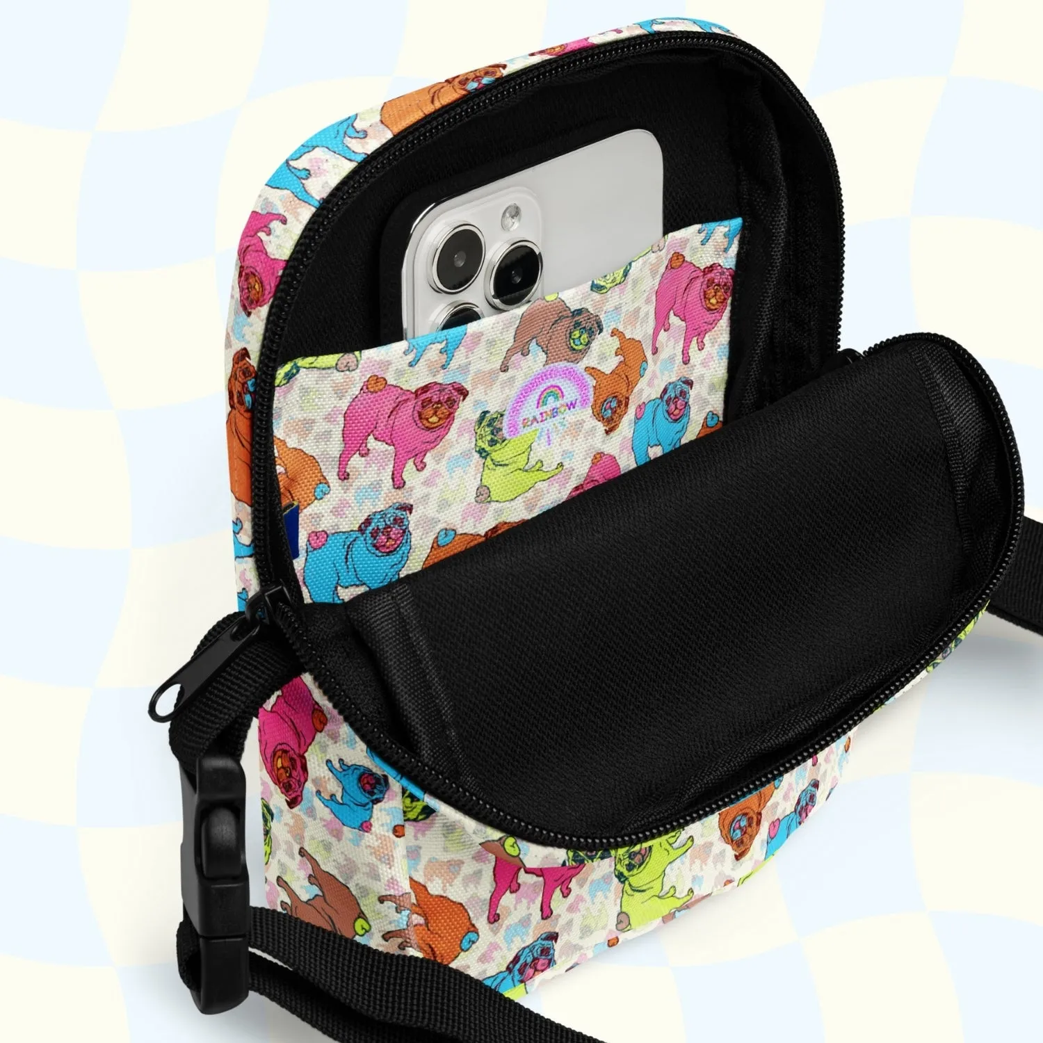 Pugalicious Mini Crossbody Bag
