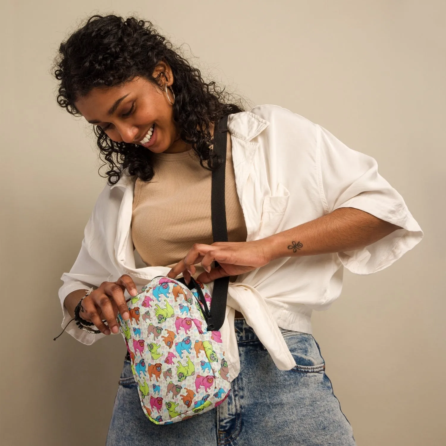 Pugalicious Mini Crossbody Bag