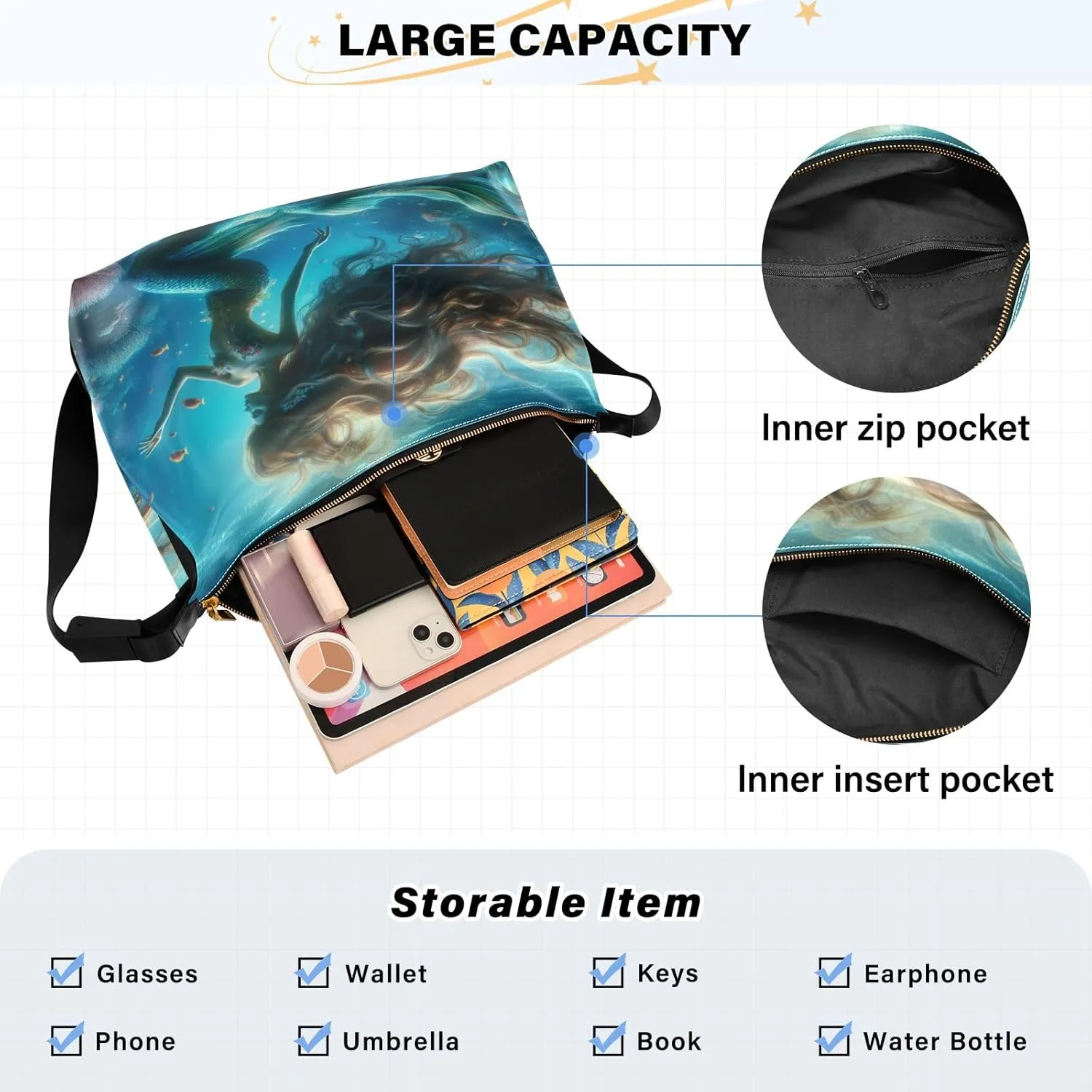 Pumpkin on Black Men Shoulder Bag Leather, Shoulder Bag, Fashion Crossbody Bag