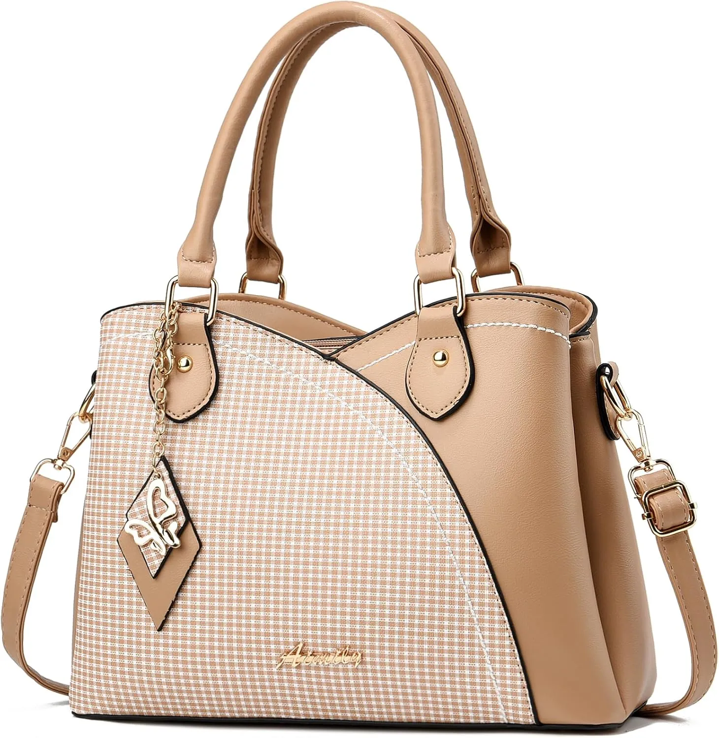 Purses and Handbags for Women Tote PU Leather Ladies Satchel Top Handle Crossbody Shoulder Bag
