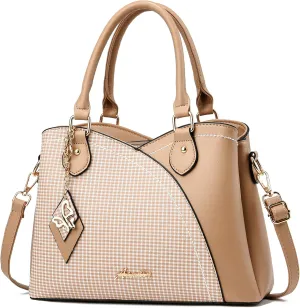 Purses and Handbags for Women Tote PU Leather Ladies Satchel Top Handle Crossbody Shoulder Bag