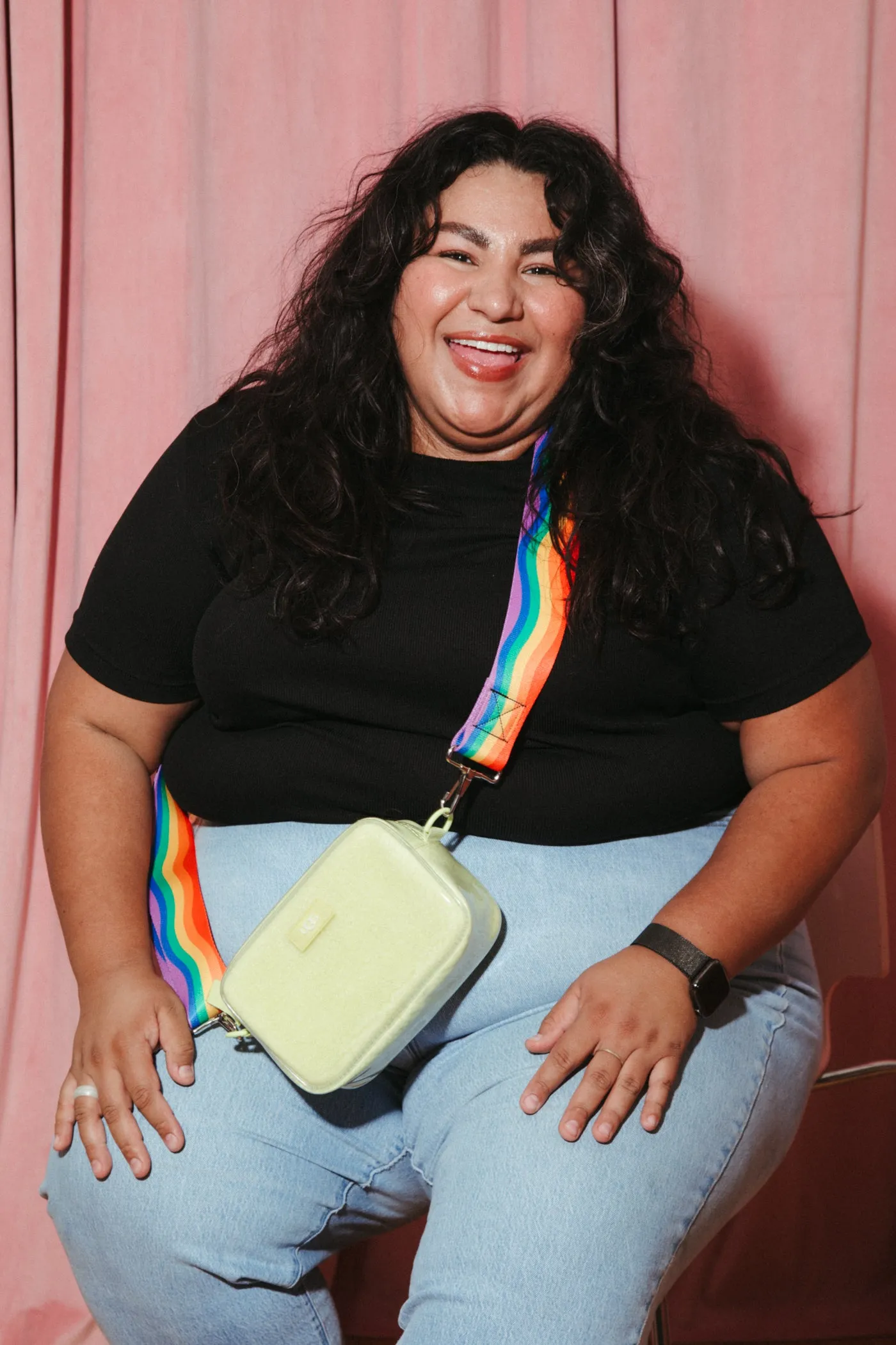 Rainbow Wiggle Bag Strap