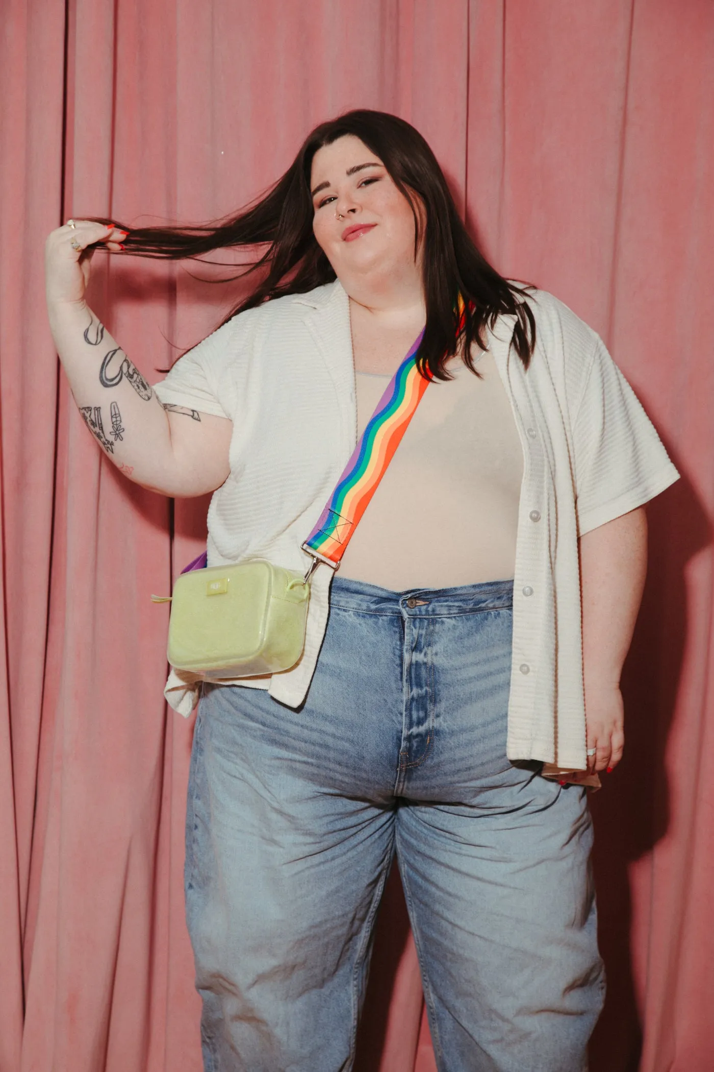 Rainbow Wiggle Bag Strap