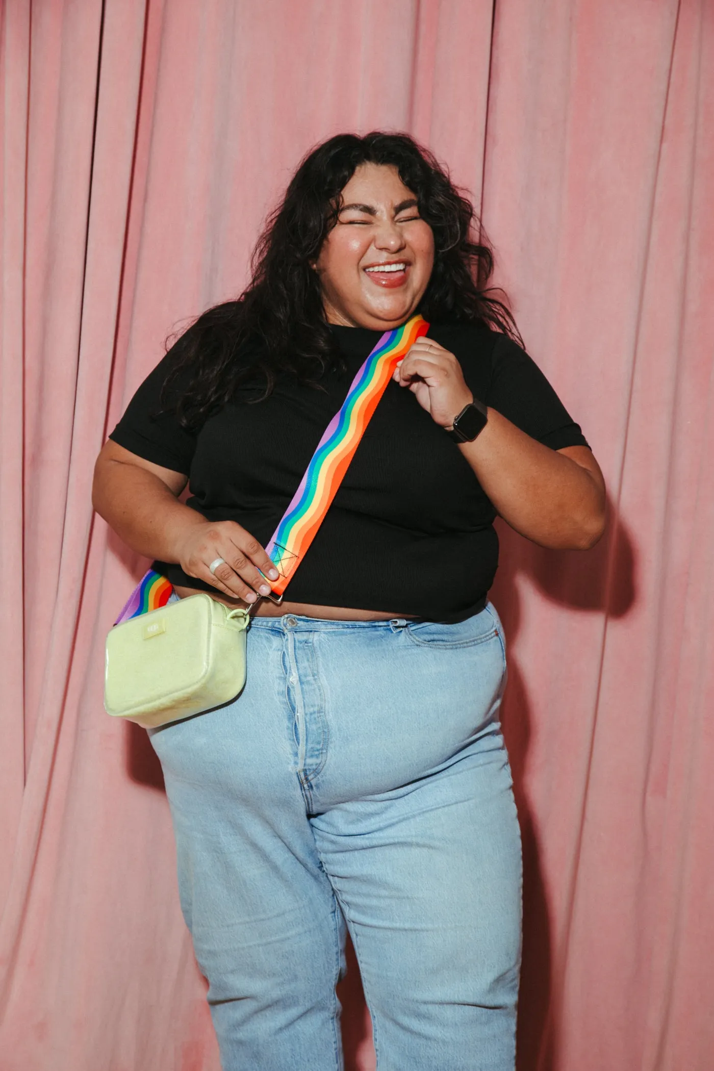 Rainbow Wiggle Bag Strap