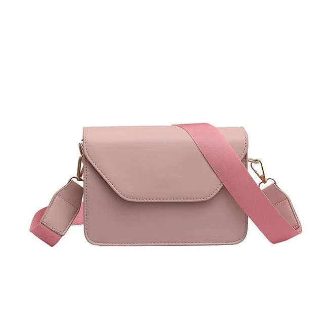 RanHuang New Arrive 2020 Women's Pu Leather Shoulder Bags Girls Brief Flap Casual Messenger Bags Fashion Crossbody Bags A1785