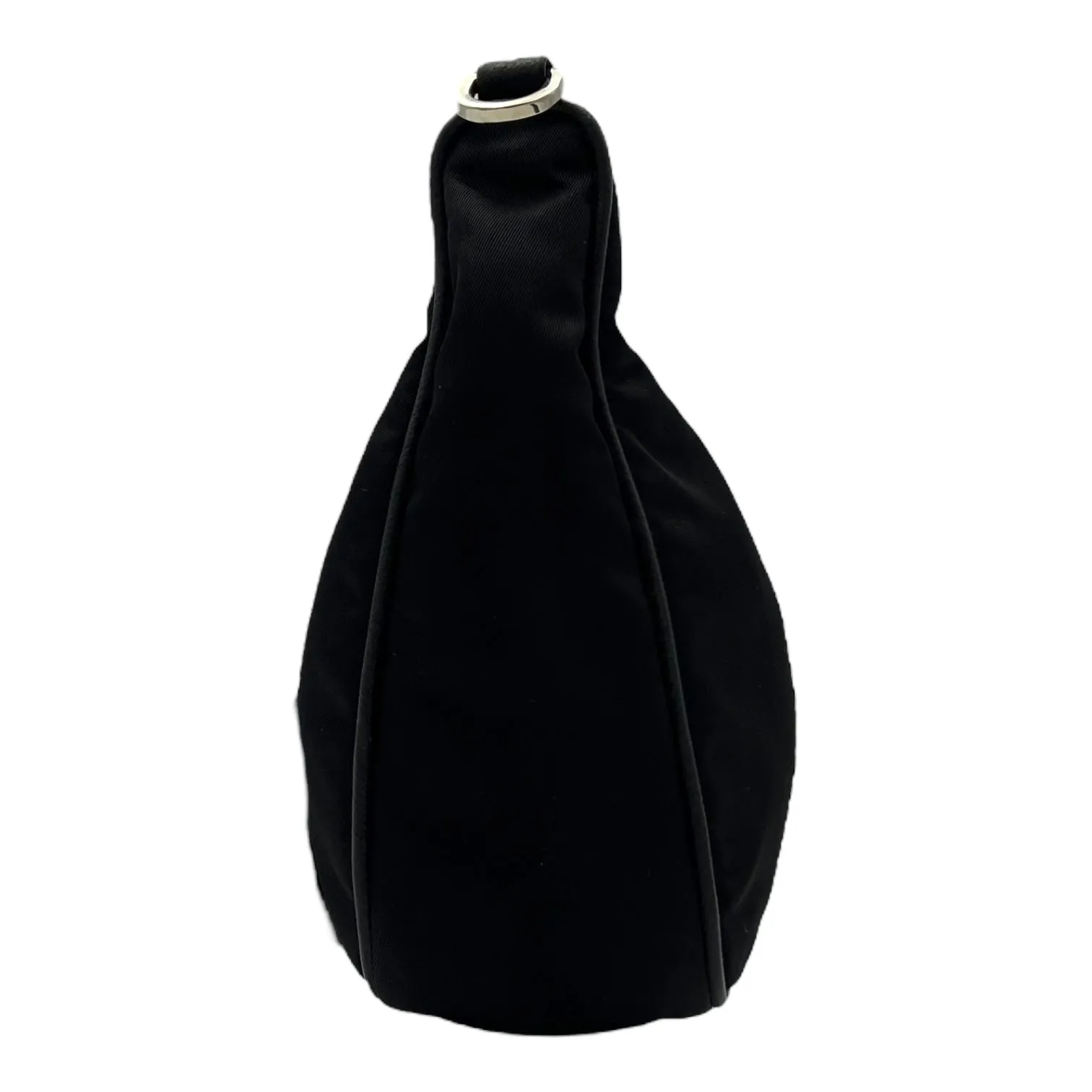 Re-Nylon Crossbody Bag Black in Re-Nylon, Silver hardware