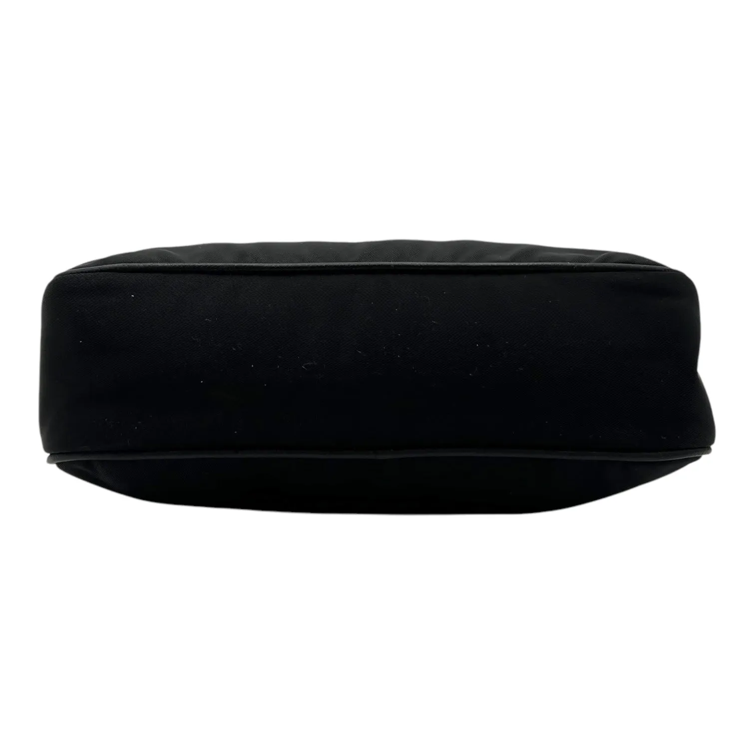 Re-Nylon Crossbody Bag Black in Re-Nylon, Silver hardware