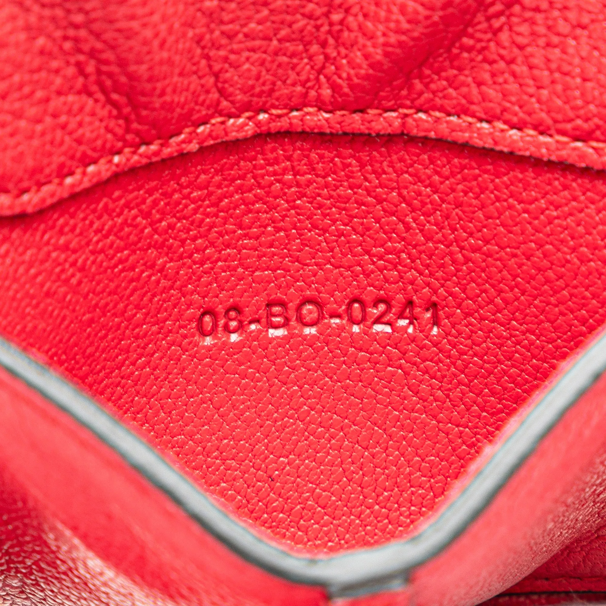 Red Dior Mini Goatskin Saddle Pouch Crossbody Bag