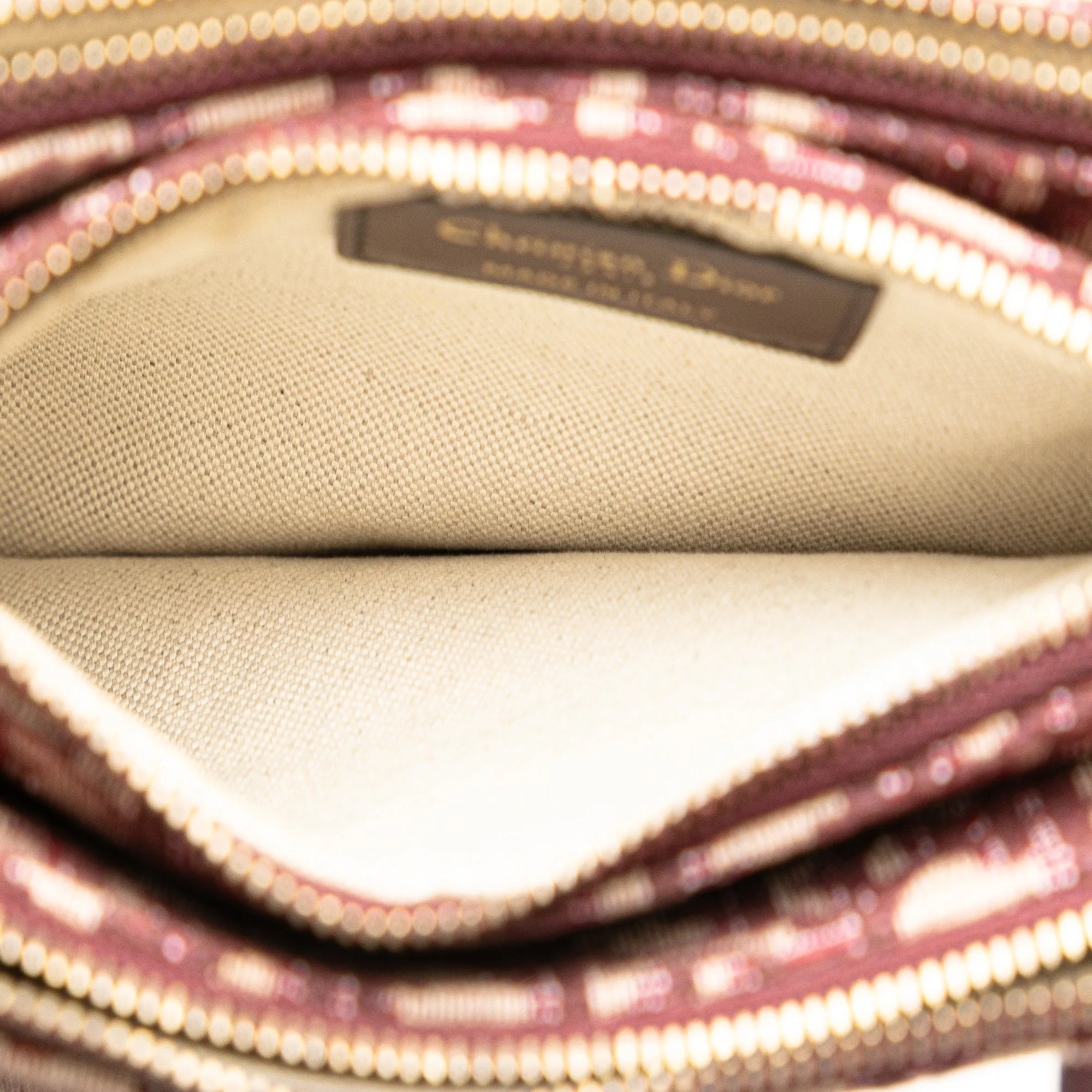 Red Dior Oblique Saddle Trio Pouch Crossbody Bag