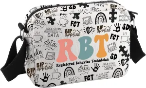Registered Behavior Technician Gift RBT Gift Behavior Therapist Crossbody Bag for ABA BCBA Behavior Analyst Gift