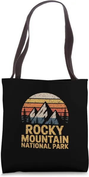 Rocky Mountain National Park Vacation Outdoor Adventure Tote Bag