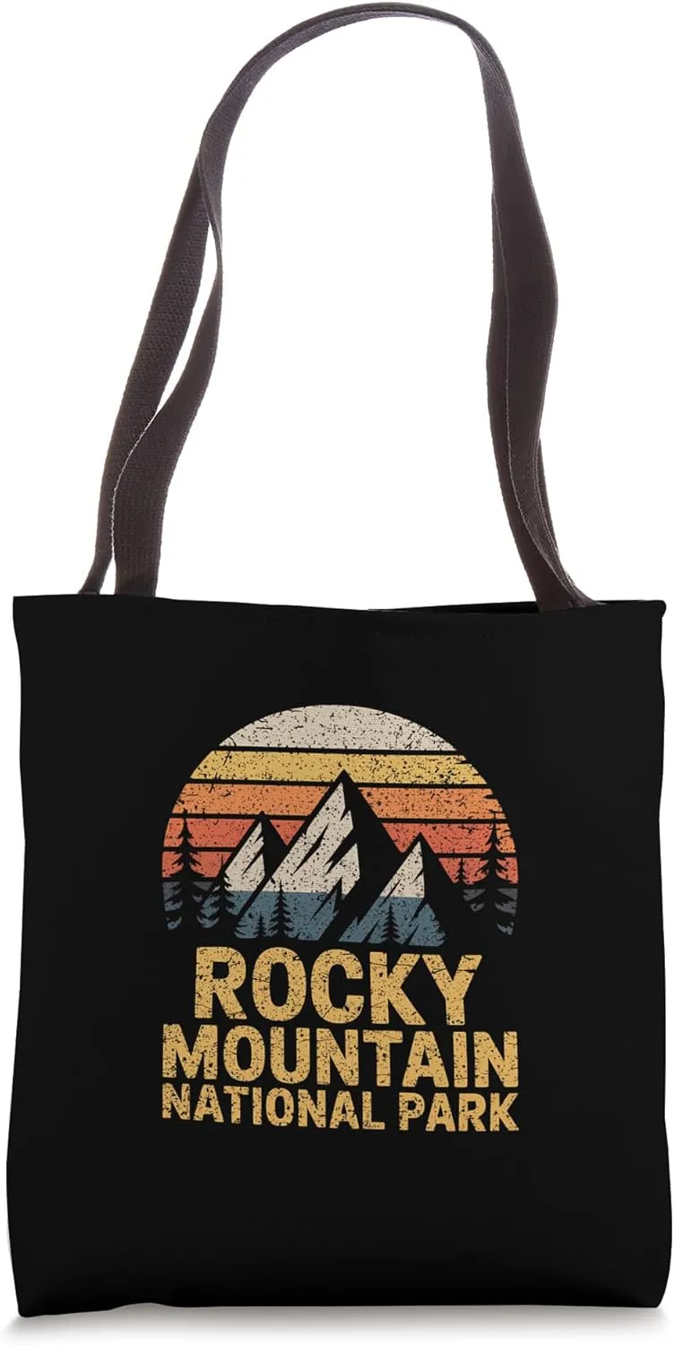 Rocky Mountain National Park Vacation Outdoor Adventure Tote Bag