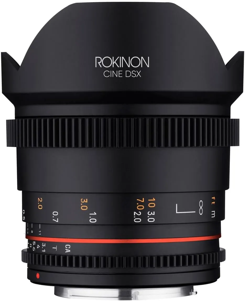 Rokinon 14mm T3.1 Cine DSX Lens for Canon EF (Renewed)