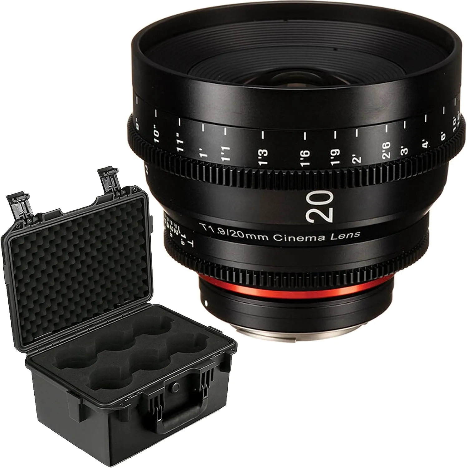 Rokinon Xeen 20mm T1.9 Pro Cinema Lens for MFT Mount (XN20-MFT)   Case