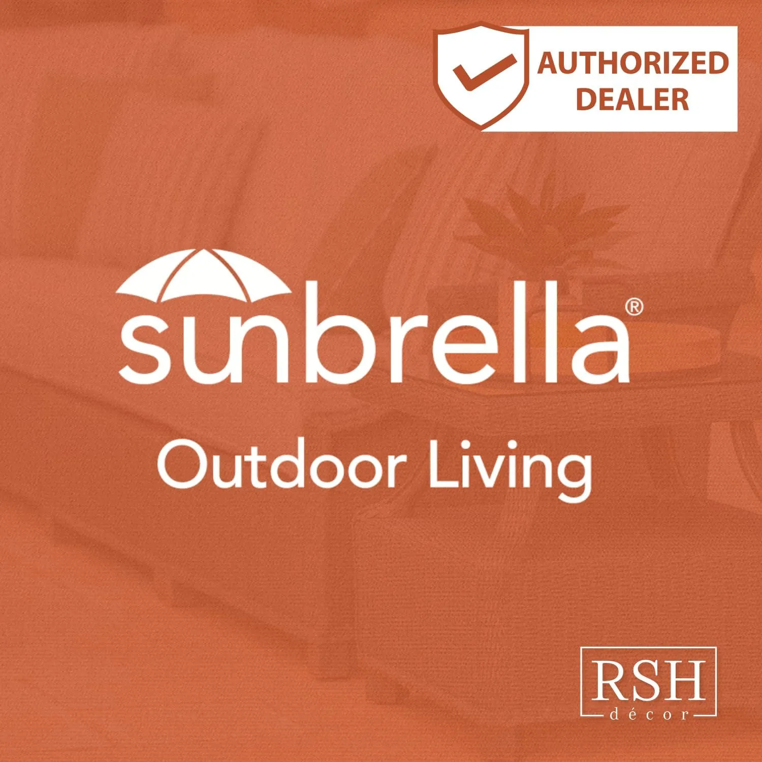 RSH DECOR: Sunbrella Deep Seating Cushion with Pillow Back | 24” x 27” Seat | Water and Fade-Resistant Performance Fabric | Outdoor Chair Cushion Set for Patio Furniture | Canvas Black