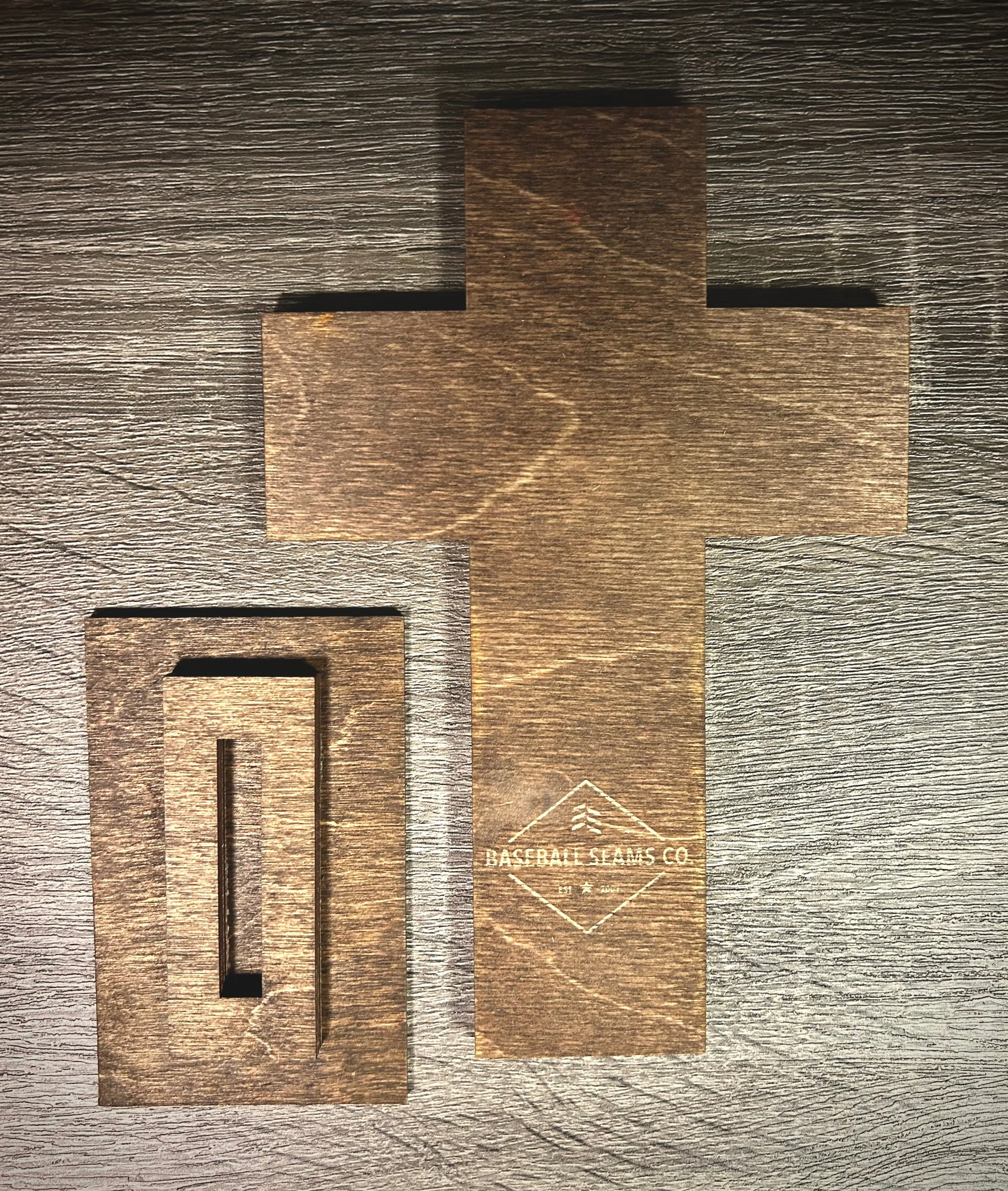 Rugged Cross Baseball Stand