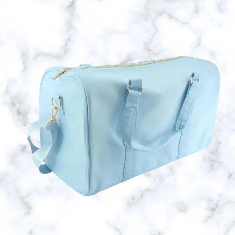 RUSH BAG Sorority College Nylon Dufflebag Perfect for Diy Customization Tote Bag Customizable Glitter Varsity