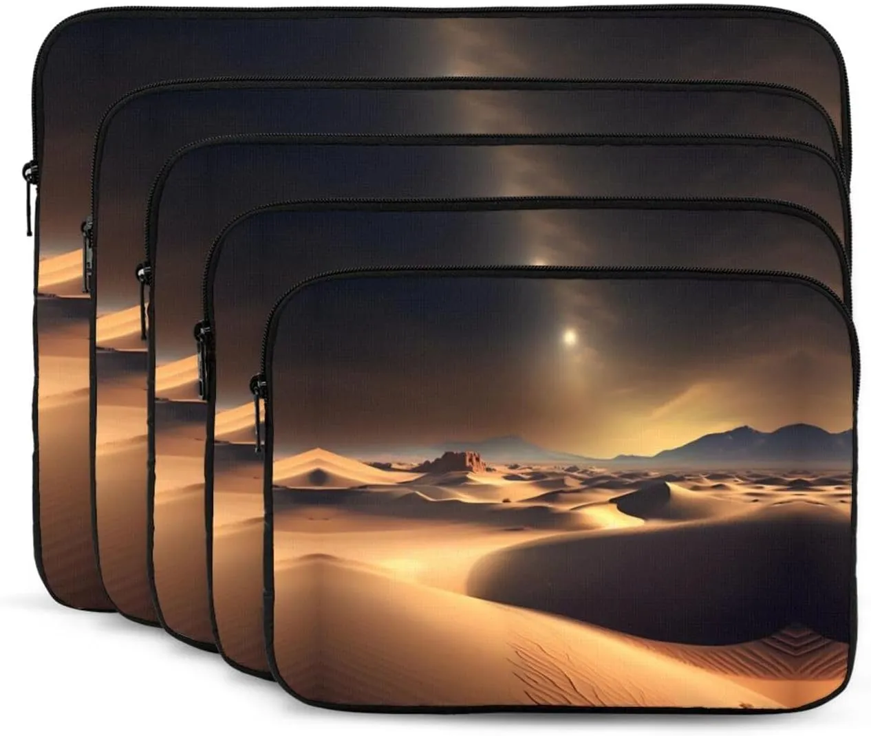 Sahara Desert Picture Laptop Case - Shockproof Portable Laptop Sleeve Bag for Men and Women Business Travel, School, and Office Daily Use