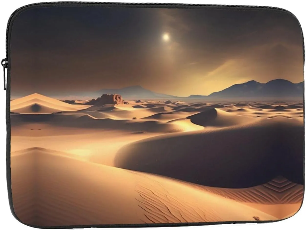 Sahara Desert Picture Laptop Case - Shockproof Portable Laptop Sleeve Bag for Men and Women Business Travel, School, and Office Daily Use