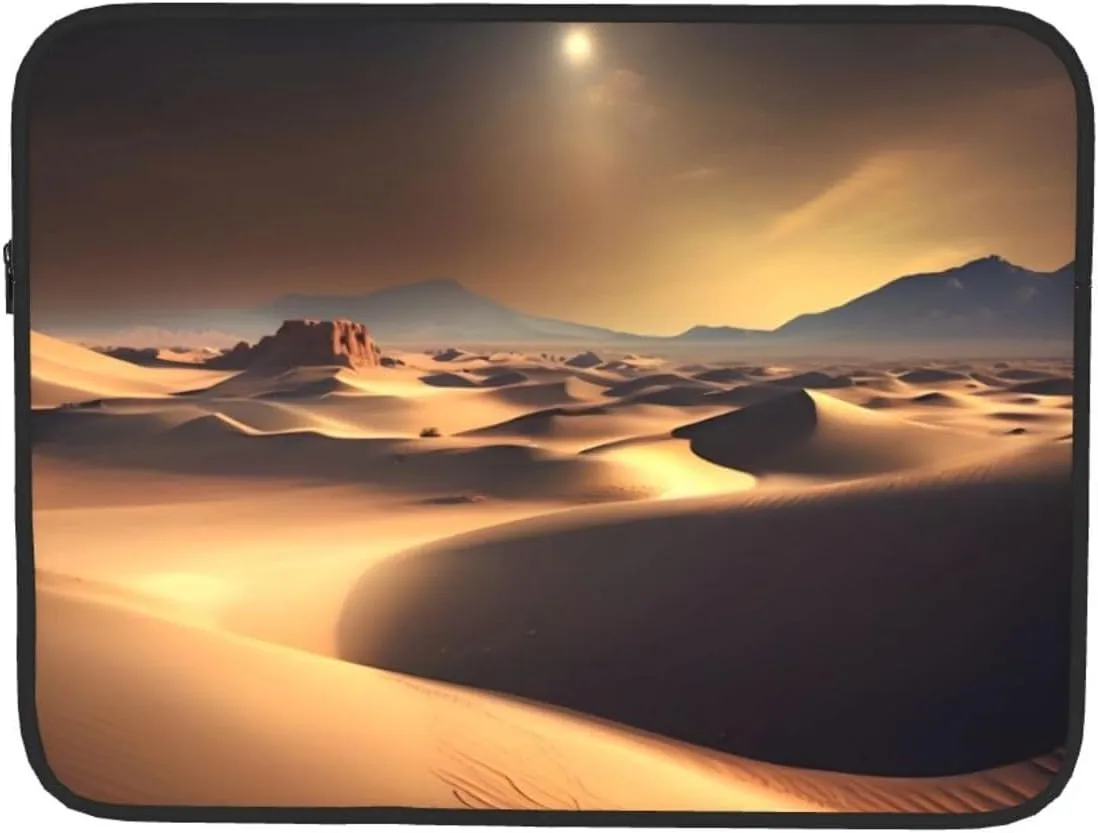 Sahara Desert Shockproof Portable Laptop Inner Bag - Lightweight Laptop Protective Case for Laptop/Notebook/Tablet Compatible with 15 Inch