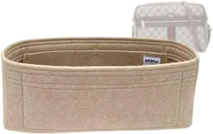 SAMORGA (6-56/ GG-Ophidia-Camera-S) Bag Organizer for Ophidia GG Supreme Small Camera Shoulder Bag 2mm Dune