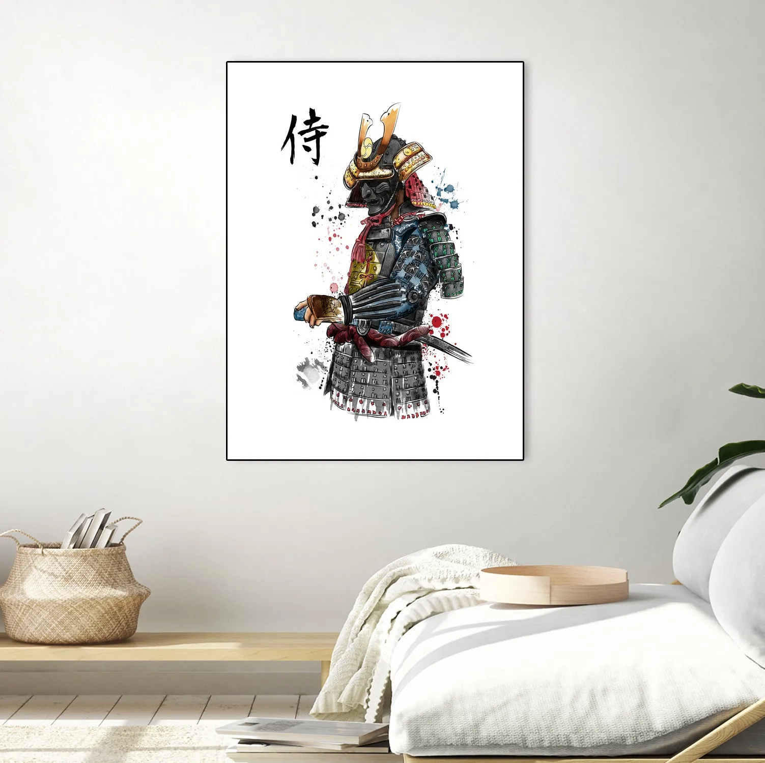 Samurai watercolor