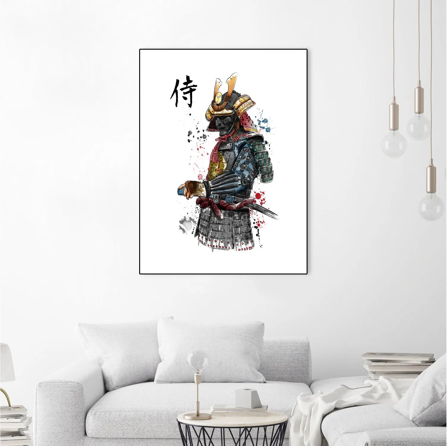 Samurai watercolor