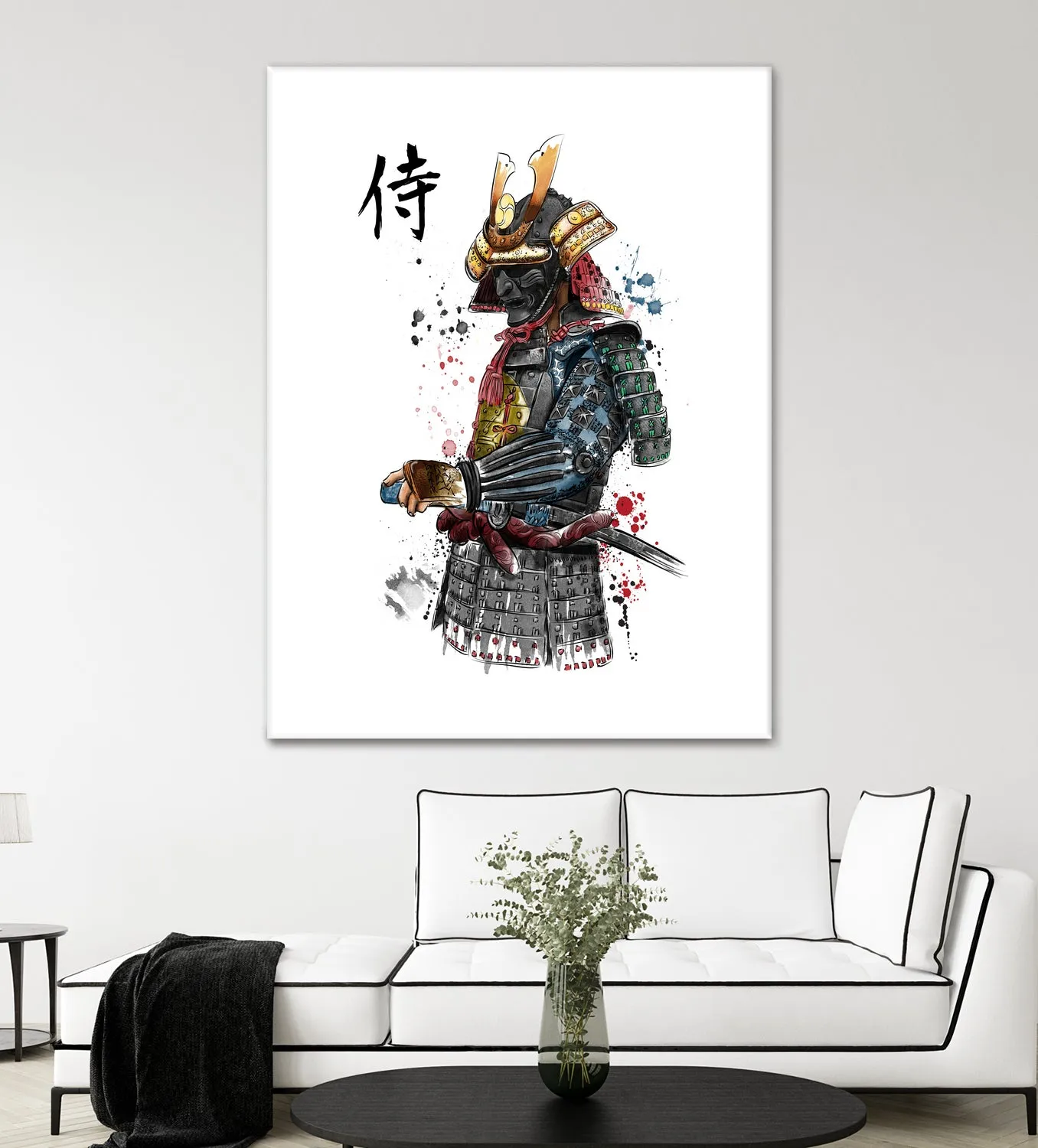 Samurai watercolor