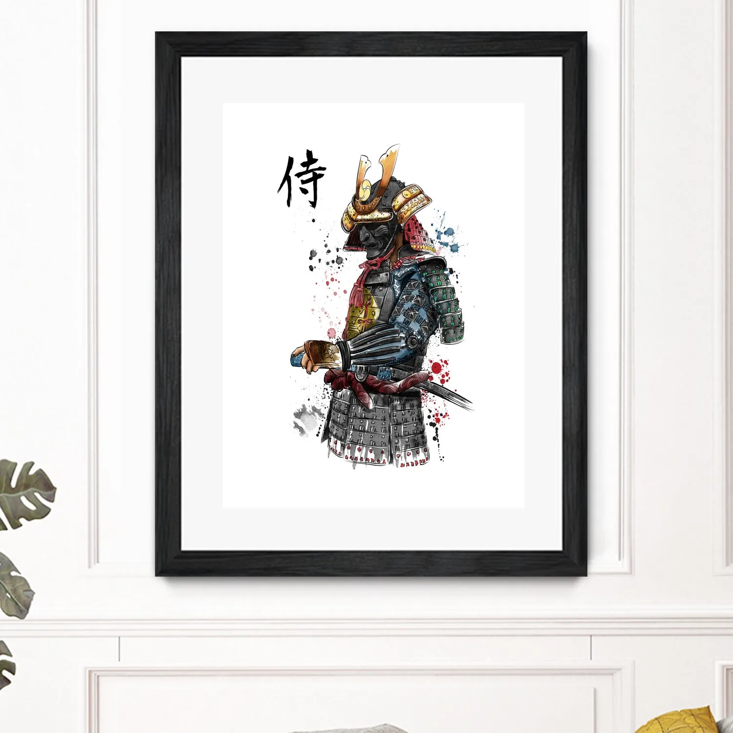 Samurai watercolor