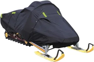 SBU Trailerable Snowmobile Snow Machine Sled Cover Compatible for Polaris 800 RMK 155 for Model Years 2005-2016. 600 Denier Gear