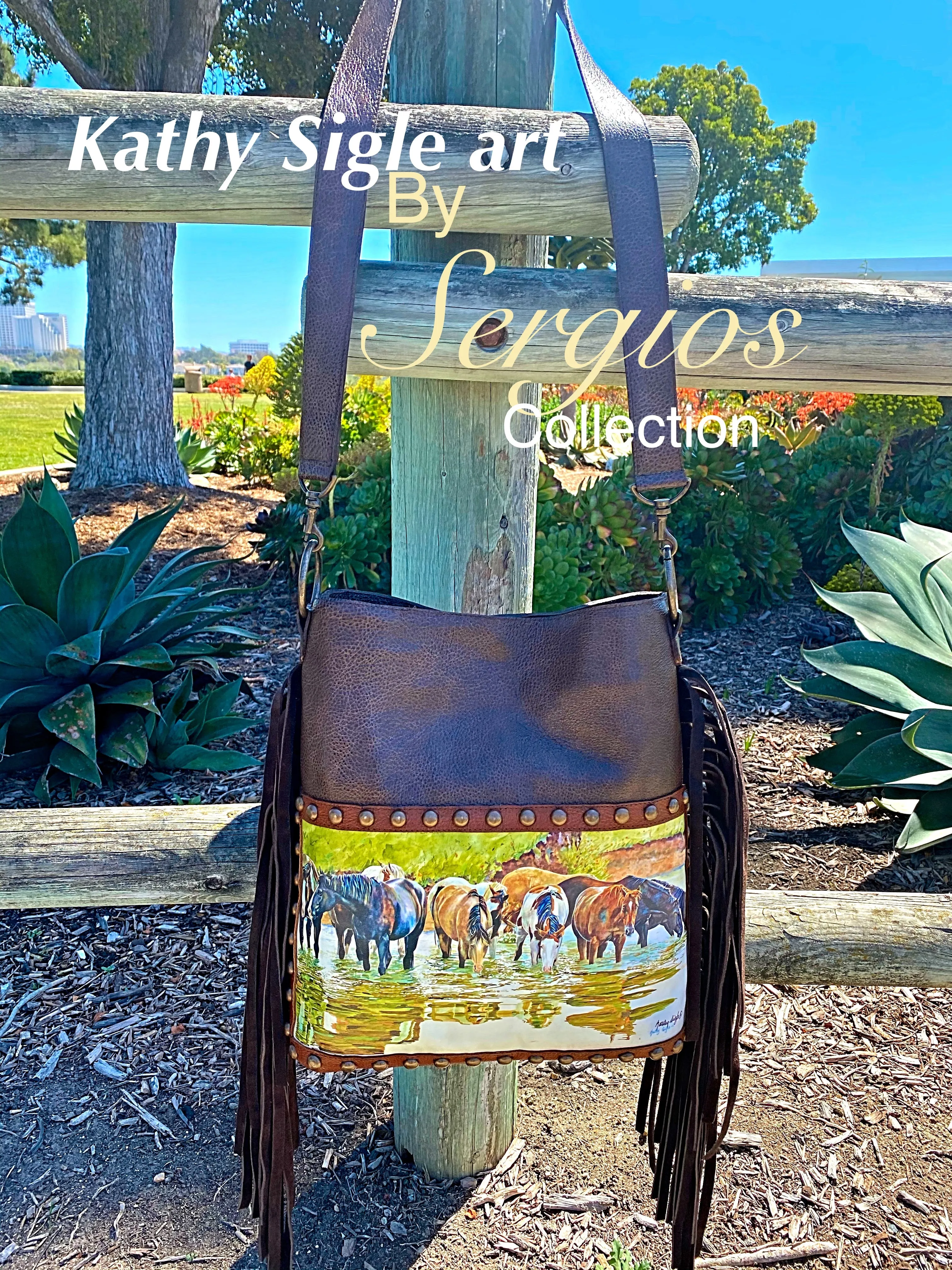 Sergios Collection featuring renowned artist Kathy Sigle limited Edition