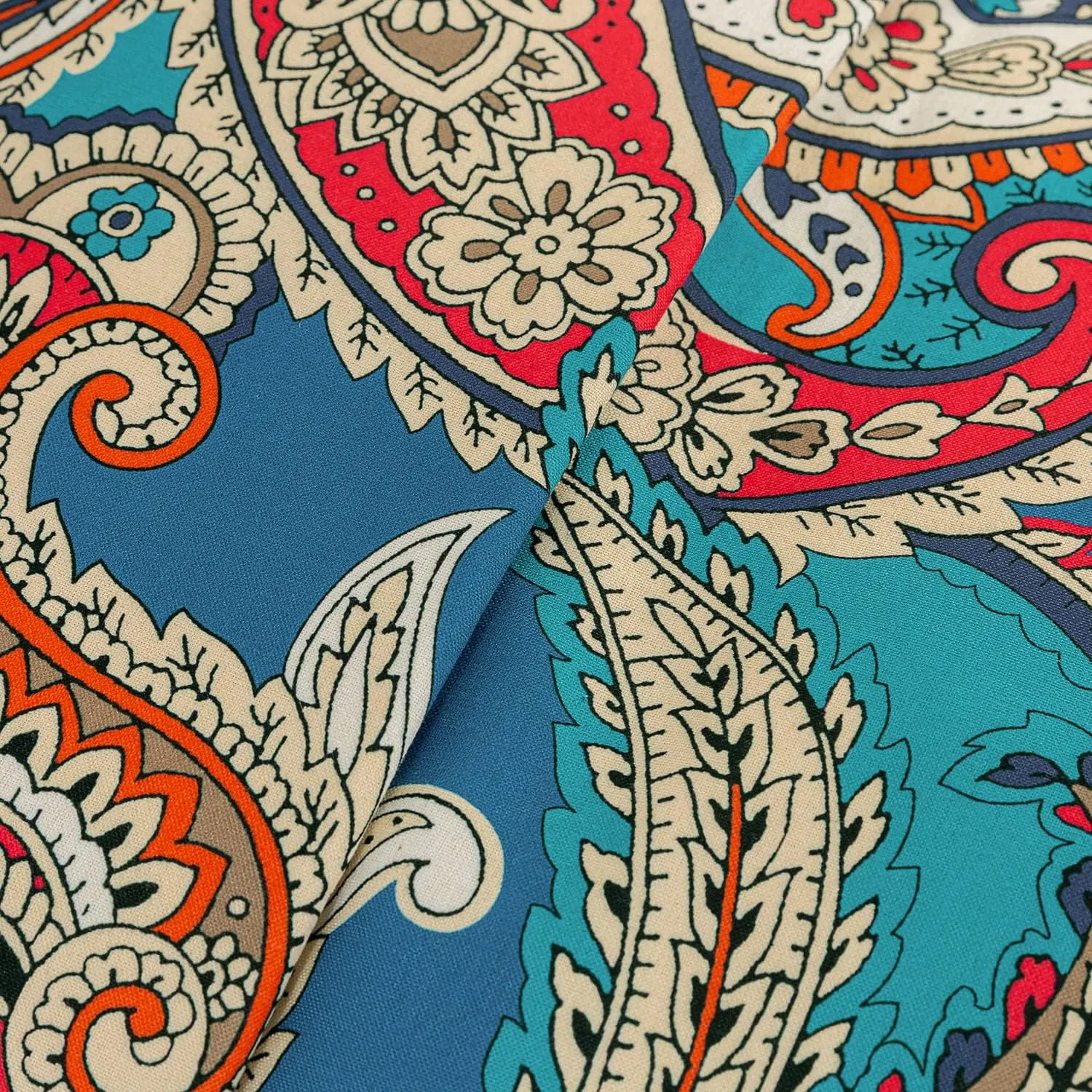 Set of 4 Outdoor Dining Chair Cushions, Comfort Patio Seating Cushions, 44 x21x4.5 inch, Single Welt and Zipper, Blue Trumpet Flowers