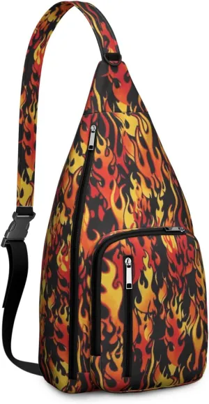 Shoulder Sling Crossbody Casual Chest Bag For Travel Sports Running,Backpack for Men & Women Lightweight Sports BagCrossbody Concealed Carry,Abstract Shoulder Bag Waterproof Chest Bag
