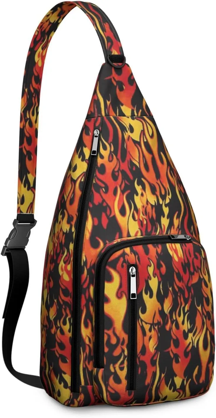 Shoulder Sling Crossbody Casual Chest Bag For Travel Sports Running,Backpack for Men & Women Lightweight Sports BagCrossbody Concealed Carry,Abstract Shoulder Bag Waterproof Chest Bag