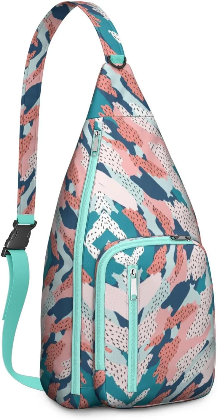 Shoulder Sling Crossbody Casual Chest Bag For Travel Sports Running,Backpack for Men & Women Lightweight Sports BagCrossbody Concealed Carry,Fashion Shoulder Bag Waterproof Chest Bag