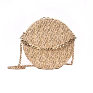 Shoulder Woman's Bag Hand-woven Personalized assistance Round Service-focused
