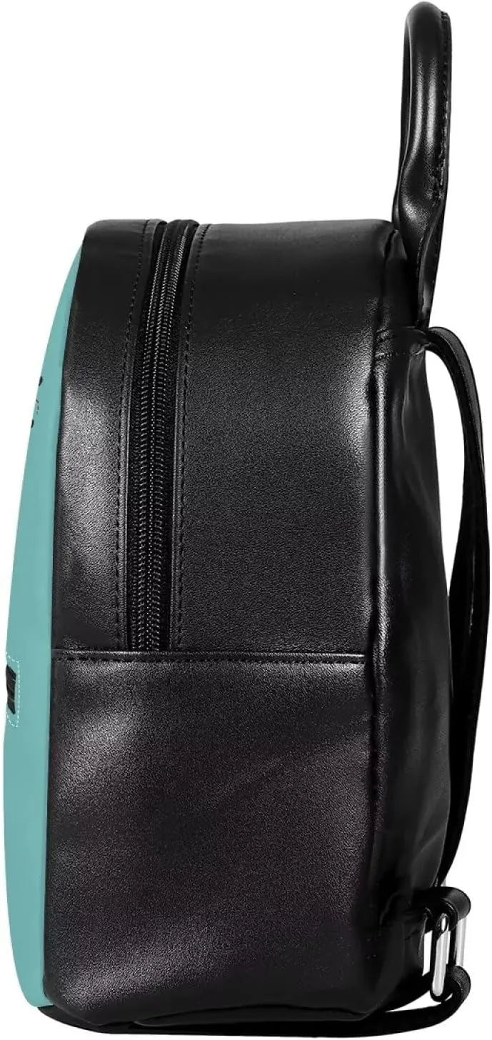 Showudesigns Axolotl Backpack Purse for Women Teens Girls Mini Backpack With Inner Pouch Purse Leather Shoulder Bags Cute Rucksack Travel Daypack Teenager Gifts Handbags Back Pack Aqua