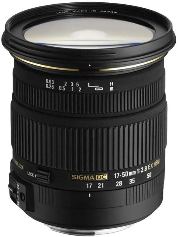 Sigma 17-50mm f/2.8 EX DC OS HSM FLD Large Aperture Standard Zoom Lens for Canon Digital DSLR Camera