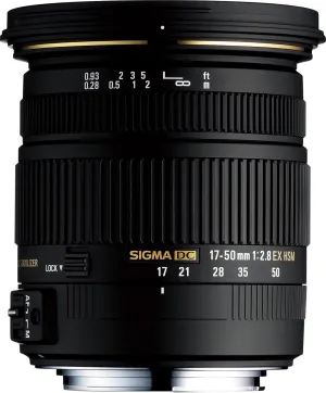 Sigma 17-50mm f/2.8 EX DC OS HSM FLD Large Aperture Standard Zoom Lens for Canon Digital DSLR Camera