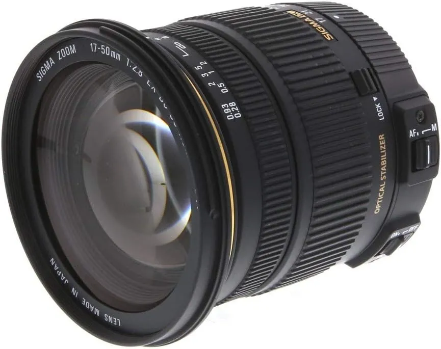 Sigma 17-50mm f/2.8 EX DC OS HSM FLD Large Aperture Standard Zoom Lens for Canon Digital DSLR Camera