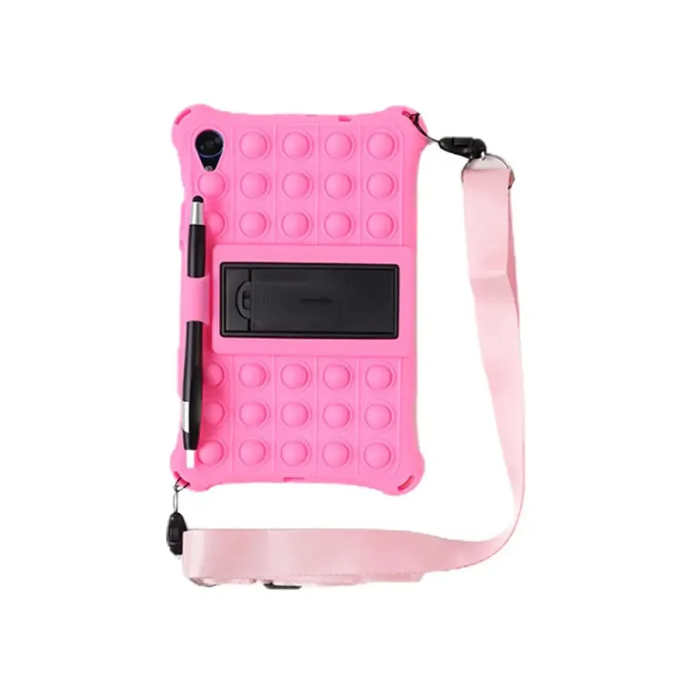 Silicone Case for Lenovo Tab M8 Fhd Tb-8505 Tb-8507f Push Bubble Relive Stress Cute Tablet Stand Cover for Lenovo M8