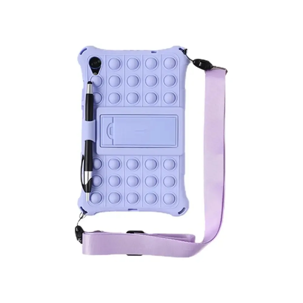 Silicone Case for Lenovo Tab M8 Fhd Tb-8505 Tb-8507f Push Bubble Relive Stress Cute Tablet Stand Cover for Lenovo M8