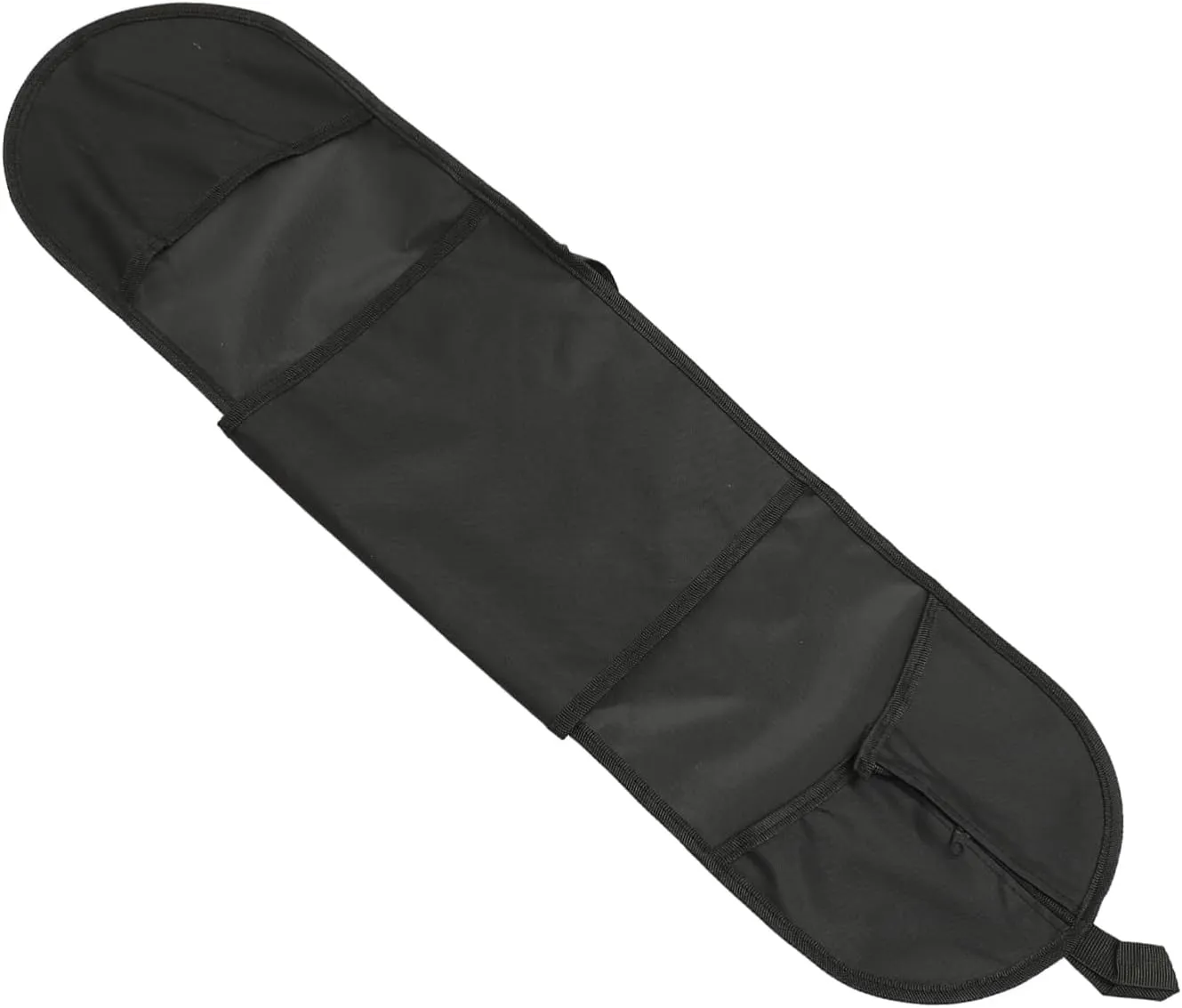 Skateboard Shoulder Bag Drift Board Rucksack Double Tilt Design Snowboard Straps Carrying Bag Zipper Closure Lightweight Polyester