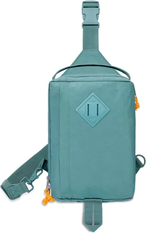 Sling Bag Retro-Modern: Waterproof Crossbody Bag for Women Men - Hidden Water Bottl Pocket for Owala Stanley Cup