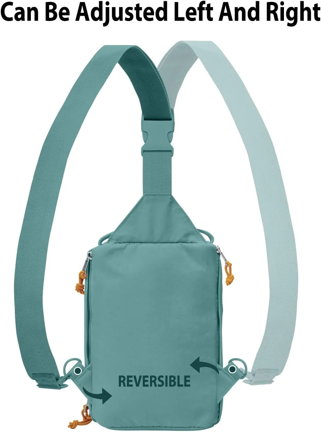Sling Bag Retro-Modern: Waterproof Crossbody Bag for Women Men - Hidden Water Bottl Pocket for Owala Stanley Cup